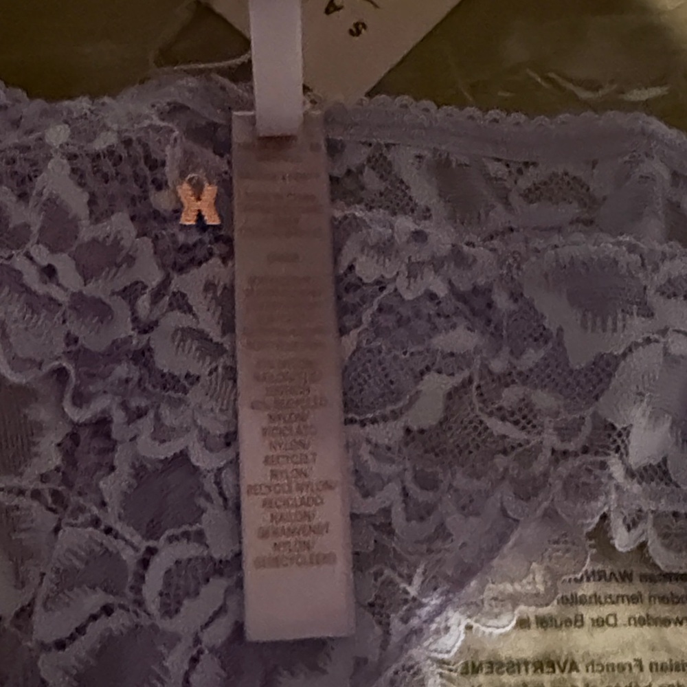Savage X Fenty Lavender Lace Panty - Picture 4 of 6